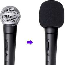 S M 58 Windscreen - P Of Filter Foam Windscreen Microphone Cover Compatible With Sh U Re S M 58 S S M 58-LC Ball Type Mic To Reduce Wind Noises - one-size - View 11