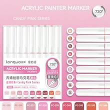 Bộ 207 bút dạ acrylic màu, đầu mềm, dung lượng lớn, nhiều màu, chống thấm nước, thích hợp vẽ graffiti trên giấy, đá, vải bố, gỗ, thủy tinh, gốm sứ và vải, bút khô nhanh, dụng cụ mỹ thuật. - Bộ - Xem 31