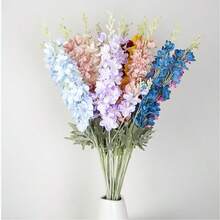 1 Peça Flor de Centáurea Artificial, Flor de Centáurea de Seda de 33 Polegadas, Flor Falsa de Haste Longa Realista, Adequada para Casa, Escritório, Jardim, Casamento, Decoração de Vaso, Dia dos Namorados, Presente, Aniversário, Formatura, Volta às Aulas, Decoração de Quarto, Materiais Escolares, Etc. - Melancia - Visão 10