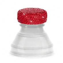1pc Sparkling Beverage Dust Cover, Rhinestone Soda Can Sealing Lid, Flip-Top Drink Protector, Leak-Proof & Reusable - View 18