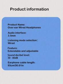 Wired Gaming Headset, 3.5mm Microphone Headphones Compatible With Desktop, Laptop, Gaming Console, Smartphone - View 11