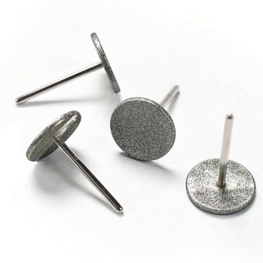 Diamond Disc Drill Bit Set, Round Sanding Heads, Suitable For Electric Nail Drill, Manicure & Pedicure Tools - Multicolor - View 1