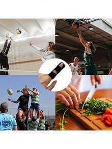 5件套可调节指套 - 覆盖拇指、中指、食指、无名指和小指，全面保护手指，耐用护手配件 - 彩色 - 查看 3