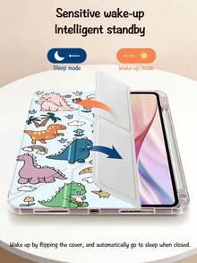 Ayotu 卡通恐龙图案支架翻盖保护套，兼容 iPad A16、Air 8(M4) 2026（11 英寸）、Air 8(M4) 2026（13 英寸）、Pro 13 12.9 11、Air 11 13、Mini、Air 11 英寸、Kindle（第 11 代，2024 年发布）、Kindle Paperwhite 第 12 代（2024 年发布）。 - 彩色 - 查看 9