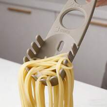 1/2pcs Multi-Functional Creative Plastic Noodle Spoon, Suitable For Scooping Eggs, Pasta, 3-Hole Powder Measuring Spoon, Household Noodle Spoon Colander, Small Kitchen Cooking Tool - Multicolor - View 11