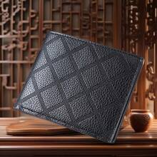 Kort plånbok med rombmönster och flera kortplatser för unga män, myntväska med stor kapacitet - Multifärgad - Visa 6