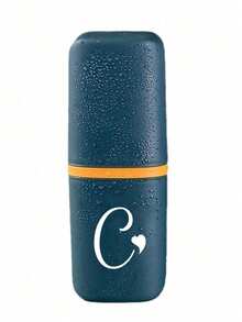 A-Z Letter Artistic Love Design Portable Toothbrush Holder, Keeps Your Toothbrush Clean And Ready To Use! Travel Toothbrush Rack, Portable Toothbrush Cup Cover, Ideal For Travel, Camping, Business Trips And School. - A - View 23