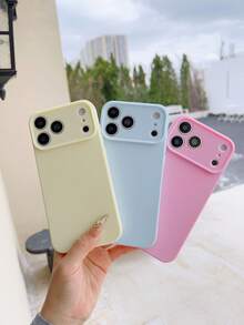 3 buah Casing Ponsel Silikon Lembut Warna Solid, Pelindung Ponsel Warna Dopamin Lucu, Kompatibel dengan iPhone 16 Pro Max, 16, 16 Plus, 16 Pro, 15, 15 Pro, 15 Plus, 15 Pro Max, 14, 14 Plus, 14 Pro, 14 Pro Max, 13, 13 Pro, 13 Pro Max, 12, 12 Pro, XS Max, XR, Cocok untuk Penggunaan Sehari-hari, 17, 17 Pro, 17 Pro Max - MultiWarna - View 14