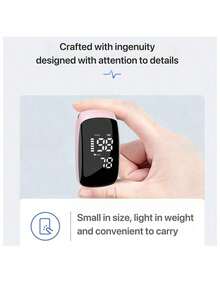 1 Pulse Oximeter, Easy To Operate, Accurate Measurement, Rounded Elegant Appearance, Compact And Portable - View 7