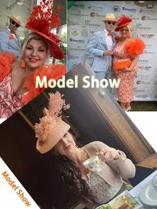 2025 Elegant Tea Fascinator Kentucky Hat Women's Fascinator Derby Straw Pillbox Hat For Cocktail Wedding - 綠色 - 查看 4