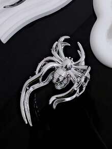 1 chiếc kẹp tóc hình nhện bằng kim loại, kẹp tóc cỡ lớn, phụ kiện tóc hình nhện cá tính, kẹp tóc độc đáo. - màu đen - Xem 6