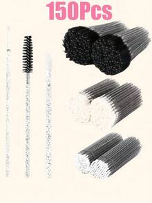 睫毛嫁接套装一次性超细棉签刷，包含睫毛刷、唇刷、睫毛膏刷头，睫毛嫁接美妆棒套装（黑色）_ 美容及个人护理 100/300/450 支装 - 彩色 - 查看 10