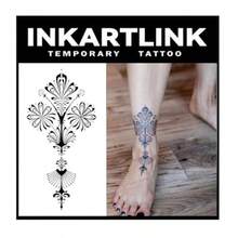 INKARTLINK タトゥーシール 花 ジャグアタトゥー 2枚セット 2週間 長持ち 防水 刺青シール 入れ墨シール メンズ レディース 流行 男 女 半永久的 消えるタトゥー ヘナタトゥー - 5 - チェックする 1