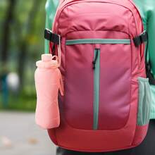 Silicone Collapsible Water Bottle, Lightweight Foldable With Lid, Leak-Proof Reusable Portable Cup For Travel, Fitness, Camping, Outdoor Sports - Multicolor - View 4