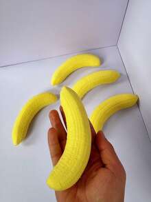 Soft Squishy Banana Squeeze/Finger Pinching Slow Rebound Stress Relief Toy, Holiday/Student Gift - Multicolor - View 4
