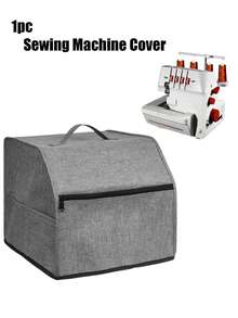Dust-Proof And Waterproof Sewing Machine Cover, With Pocket To Store Sewing Supplies, Suitable For Most Standard Sewing Machines, Durable, Can Be Used As Kitchen Decor, Home Goods, Mother's Day Gift, Bedroom Decor, Gardening, Kitchen Decor, Summer, Beach, Travel Essentials, Room Decor, Graduation Gift, Ideal Gift For Crafters - Multicolor - View 6