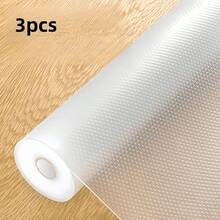 1/2/3pcs Drawer & Shelf Non-Slip Transparent Washable Protective Mat - View 12