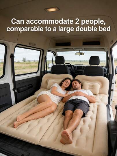 5pcs Car Inflatable Mattress Set, Soft & Comfortable Fabric, Lightweight & Portable, 2026 Must-Have Travel Gear, Compact Design, UV Protection, Suitable For Camping, Music Festivals & Long Drives, Professional Travelers' Choice, Goodbye Back Pain, 1-Minute Quick Installation, Comfortable Rest In All Seasons, Usable From Beach To Mountains, 2026 Summer Essential