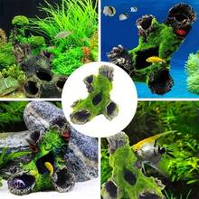 Artificial Tree Root Aquarium Decor, Fish Tank Cave Shelter, Aquatic Landscape Accessories - A - View 10