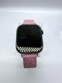 1 dây đeo đồng hồ silicon nữ, tương thích với Redmi Watch 6 Active/6 Lite, Watch 5 Active/5 Lite, dây đeo silicon thoáng khí kiểu số 8 có khóa cài, tương thích với Redmi Watch 3 Active/3 Lite, phụ kiện dây đeo cổ tay tương thích với Redmi Watch 4, tương thích với Mi Band 8 Pro/9 Pro - Khói tím - Xem 2