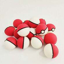 pokemon 30个创意精灵球橡皮擦，新款3D可拆卸精灵球橡皮擦，清洁力强，不易产生碎屑，可连接，可爱学生文具橡皮擦，适合作为学生儿童奖品和礼物，绘画用品 - 彩色 - 查看 6