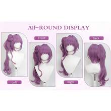 Tóc giả cosplay Yewell, phụ kiện đội đầu nhập vai, dòng sản phẩm hàng ngày, phụ kiện cosplay Nhật Bản đa dạng kiểu dáng, phù hợp cho các buổi tiệc riêng, nhập vai hàng ngày và Halloween. - Màu Lilac Tím - Xem 8