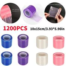 1200 miếng/cuộn màng bảo vệ hình xăm chống thấm nước, chống bám bẩn, dùng một lần, kích thước 10x15CM - Nhiều màu - Xem 1