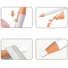 1/2pcs White Waterproof Eyebrow Position Marking Eye Tool - White - View 6