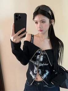 Women Blouses & Shirts - Black - View 3
