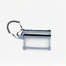 Portapassaporte con cadena antirrobo, billetera antirrobo, organizador de cables de datos, bolsa de cosméticos, monedero, diseño de malla para fácil acceso, adecuado para uso diario y viajes. Funda de pasaporte, estuche de pasaporte para viajes, accesorios de viaje livianos, portátiles, vacaciones, artículos esenciales de verano - Multicolor - Ver 13