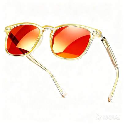 Polarised Sunglasses For Women, Classic Round Ladies Sun Glasses With UV400 Protection