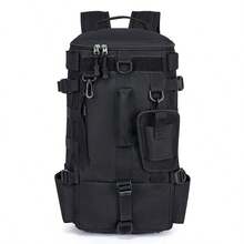 Multifunktionaler Angeltagesrucksack, ausgestattet mit Angelrutenthalter, kann Angelausrüstung verstauen, geeignet für MOLLE-System, geeignet für Camping, Wandern und andere Outdoor-Aktivitäten - Verschiedenfarbig - Übersicht 6
