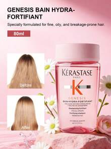 Kérastase 高级洗发水，针对不同发质需求的配方（密集修护/金色魅力/自然修护），旅行装 80 毫升/2.71 液盎司 - 元氣洗髮 - 查看 4