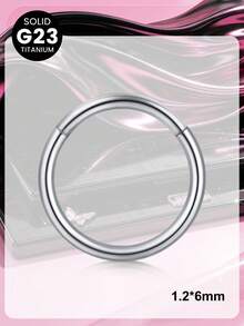20G 18G 16G 14G Titanium Alloy Multicolor Nose Ring Nose Stud Nose Clip Nose Bone Cartilage Earring Nose Ring Nose Clip Nose Bone Earring Nose Ring Lip Ring Tattoo Piercing - Buckle - View 15