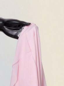Sexy Oversized Plunging Neckline Mesh Patchwork Backless Mini Dress Pink,Dresses For Women Elegant - 粉色 - 查看 9