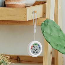 Digital Indoor Thermometer Hygrometer, High Precision Temperature Humidity Meter, Wall-Mounted & Tabletop, Magnetic, Suitable For Home, Office, Kitchen, Refrigerator - View 7