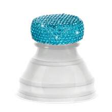 1pc Sparkling Beverage Dust Cover, Rhinestone Soda Can Sealing Lid, Flip-Top Drink Protector, Leak-Proof & Reusable - View 12