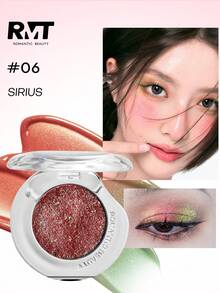 1pc Romantic Pearl Eyeshadow Palette - Glitter, Metallic Finish, Long-Lasting Makeup, Brightening, High-Shine Eyeshadow, Smooth Potato-Like Texture, Soft Texture More Suitable For Skin, Suitable For Ladies, Mothers, Wives, Sisters, Teenagers, Girlfriends - 06桃絲絨 - 查看 6