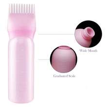 Bộ sản phẩm chăm sóc tóc: 1 lược duỗi tóc, 1 chai đựng sản phẩm dưỡng tóc và 1 lược massage da đầu. - Nhiều màu - Xem 5