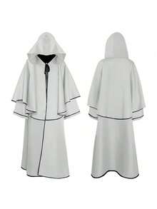 Men Cosplay Clothing - White Robe and Cloak - View 1