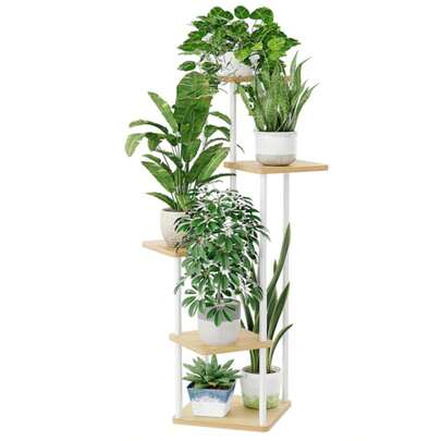 Soporte para plantas de 5 niveles, Soporte Esquinero para Plantas de Interior Estante de Metal de 5 Niveles para Múltiples Plantas Soporte Alto para Flores para Patio, Jardín, Balcón, Sala de Estar, Dormitorio