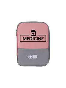 Portable "Medicane" Patterned Medical Bag, Compact First Aid Kit For Camping, Travel And Home Use, Convenient Medication Pouch, Emergency Pack, Available In Multiple Colors, Essential For Health-Conscious People, Ideal Gift For Birthday, Holiday, Party, Mother's Day, Back To School - Multicolor - View 13
