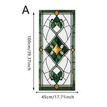 1/6pcs Set Static Cling Frosted Window Film, Artistic Gemstone & Diamond Pattern Design. Decorative Glass Sticker, Suitable For Living Room, Bedroom, Kitchen, Home Glass Decor - Symmetrical Diamond-shaped Frosted Film - View 16