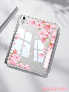 樱花图案平板电脑保护套，兼容 iPad Air 8 (M4) 2026 (11 英寸)/2026 (13 英寸)、9.7/10.2/10.5/10.9/12.9 英寸/iPad Pro 11/A16、第十代、Galaxy Tab S6 Lite 10.4 英寸、Kindle Paperwhite 第十二代 2024、Kindle（第十一代至 2024 版），柔软防震，支持智能睡眠/唤醒功能，Y 型折叠支架支持多角度观看，春季礼物之选。 - 彩色 - 查看 4