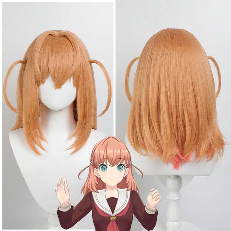 Tóc giả cosplay Yewell, phụ kiện đội đầu nhập vai, dòng sản phẩm hàng ngày, phụ kiện cosplay Nhật Bản đa dạng kiểu dáng, phù hợp cho các buổi tiệc riêng, nhập vai hàng ngày và Halloween. - Vàng - Xem 1