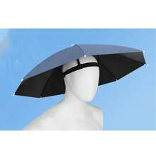 Portable Hat Umbrella, Head Design, Multi-Scenario Use - Fishing, Gardening, Hiking, Photography, Outdoor Work, Lightweight And Portable - Foldable And Storable - A - View 12