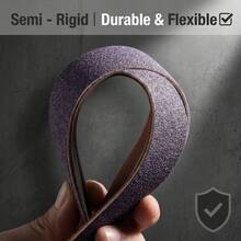 Bộ 6 que giấy nhám bán cứng, độ nhám #400/#600/#800/#1000/#1200/#1500, sử dụng được cả khô và ướt, dày 4mm, dụng cụ đánh bóng DIY. - 400/600/800/1000/1200/1500 - Xem 8