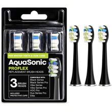 Genuine Proflex Replacemen Brush S  Acceped For Er Eeh And Gum Care Compaible Ih Many Oohbrush Handl 3 Pack Black - Bộ 3 chiếc màu đen - Xem 9