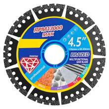 115mm Diamond Cutting Disc, Metal Cutting Blade For Angle Grinder, Suitable For Steel, Concrete, Stone, Marble Cutting - A - View 8