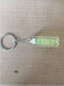 Bộ 1/2/3 thước đo độ thăng bằng vuông nhỏ 40*15*15mm, thước đo độ thăng bằng bong bóng chính xác cao, dụng cụ đo độ thăng bằng mục tiêu tròn màu xanh lá cây. - móc khóa - Xem 7